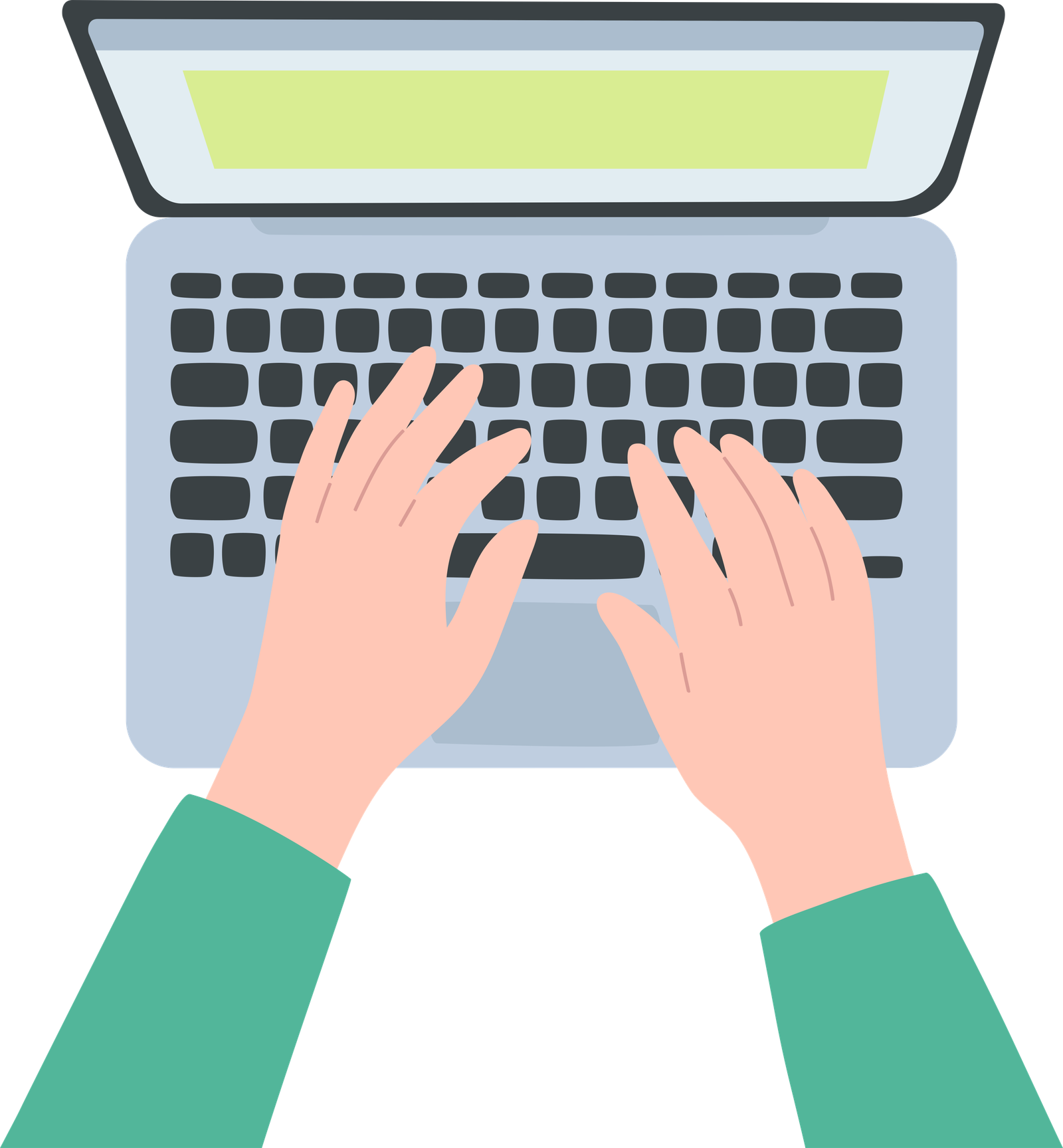 Contact Typing Image